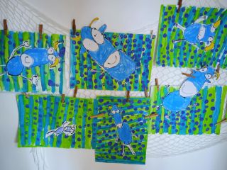 TO JE NÁDHERA Děti ve školce namalovaly jak spadl Voolik do borůvek! Jeeej. Díky 🙏🙏🥳🥳🥳😍😍